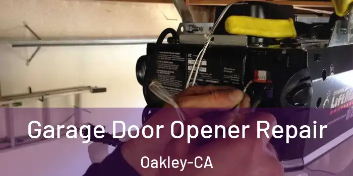  Garage Door Opener Repair Oakley-CA