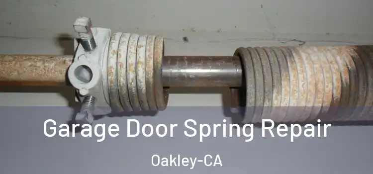 Garage Door Spring Repair Oakley-CA