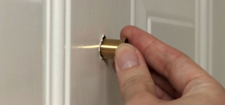 peephole door repair in Oakley