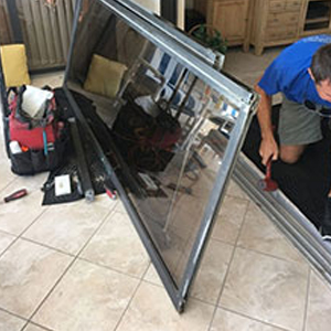 sliding glass door frame repair Oakley